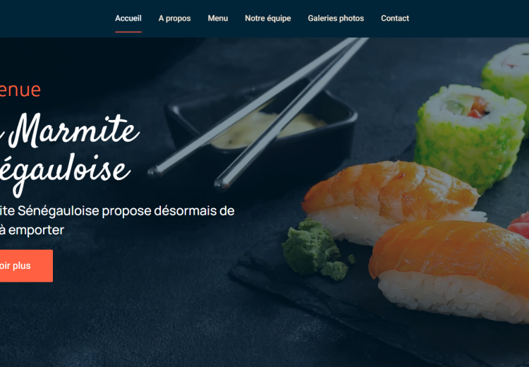 Site web restaurant Nantes Rennes – CréActif Studio